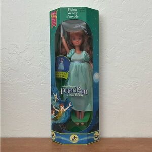 1993 Disney Peter Pan Flying Wendy Doll NRFB